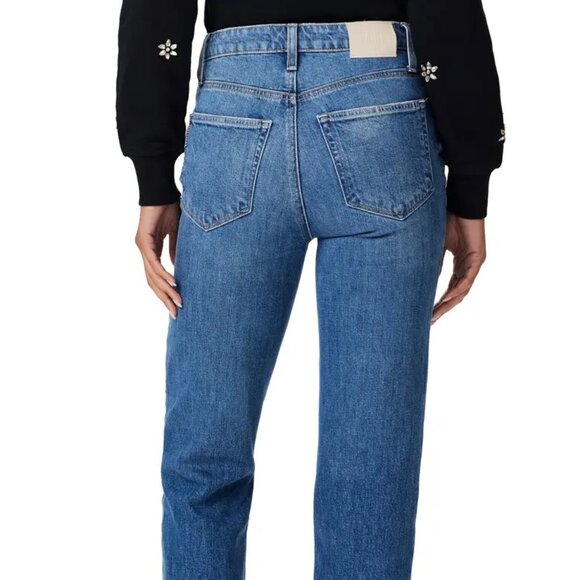 PAIGE Stella High Waist Straight Leg Jeans in Stronghold - Picture 4 of 4